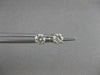 ESTATE .60CTW DIAMOND 5MM STUD 14KT WHITE GOLD PUSHBACK EARRINGS G/H VSSI #21024