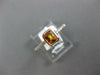 .70CT DIAMOND & AAA CITRINE 18KT WHITE GOLD 3D EMERALD CUT BEZEL FRIENDSHIP RING