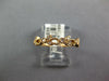 ESTATE .08CT DIAMOND 14KT ROSE GOLD MULTI LEAF FILIGREE WEDDING ANNIVERSARY RING