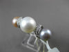 ANTIQUE .18CT DIAMOND 18KT WHITE GOLD AAA TRI COLOR NATURAL SOUTH SEA PEARL RING