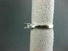 ESTATE .37CT DIAMOND 14KT WHITE GOLD 3 STONE SEMI MOUNT ENGAGEMENT RING #22416