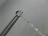 ESTATE .18CT DIAMOND 18KT WHITE GOLD 3D HEART ETOILE TEAR DROP HANGING EARRINGS