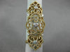 ESTATE EXTRA LARGE 1.85CT DIAMOND 14KT ROSE GOLD HEART FLEXIBLE FULL FINGER RING