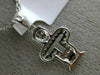 ESTATE SMALL .18CT DIAMOND 14KT WHITE GOLD 3D HAPPY BABY BOY FLOATING PENDANT