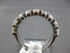 LARGE 2.24CT DIAMOND 14KT WHITE GOLD 3D ROUND 9 STONE WEDDING ANNIVERSARY RING