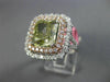 ESTATE EXTRA LARGE 18KT WHITE AND ROSE GOLD ENGAGEMENT RING