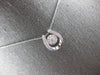 .50CT DANCING DIAMOND 14KT WHITE GOLD 3D LUCKY HORSESHOE FILIGREE PENDANT #27995