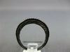 ESTATE WIDE .45CT DIAMOND 14KT BLACK GOLD 3D MULTI ROW CONCAVE SWIRL FUN RING
