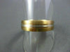 ESTATE WIDE 14KT W&Y GOLD MATT FINISH MENS WEDDING RING SIMPLY BEAUTIFUL  #287