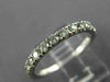 ESTATE .60CT ROUND DIAMOND 14K WHITE GOLD 3/4TH ETERNITY ANNIVERSARY RING #23684