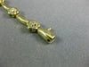 ANTIQUE .39CT ROUND DIAMOND 14K YELLOW GOLD CLASSIC DAISY FLOWER BRACELET #16266