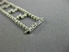 ESTATE WIDE 2.60CT DIAMOND 14KT WHITE GOLD 3D TWO ROW ZIG ZAG TENNIS BRACELET