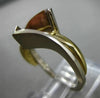 ESTATE 14KT WHITE & YELLOW GOLD 3D PEAR SHAPE SEMI MOUNT ENGAGEMENT RING #24600