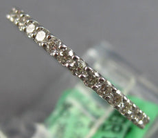 1.72CT DIAMOND 18KT WHITE GOLD 3D ROUND 1.5MM ETERNITY WEDDING ANNIVERSARY RING