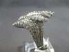 EXTRA LARGE 3.34CT DIAMOND 18KT WHITE GOLD 3D ROUND & BAGUETTE ANNIVERSARY RING