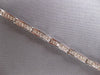 ESTATE 1.53CT DIAMOND 14KT WHITE GOLD 3D CHANNEL & PRONG ROUND TENNIS BRACELET