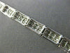 ESTATE WIDE & LONG 1.35CT DIAMOND 18KT WHITE GOLD ETOILE LOVE TENNIS BRACELET