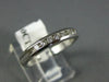 ESTATE .30CT DIAMOND 14K WHITE GOLD ROUND CHANNEL WEDDING ANNIVERSARY RING 18732