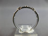 ESTATE .09CT WHITE & BLACK DIAMOND 14KT WHITE GOLD 3D OVAL LOVE KNOT FUN RING