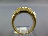 ESTATE 1.49CT DIAMOND & AAA RUBY 18K YELLOW GOLD PRINCESS & ROUND BEZEL FUN RING