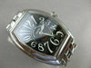 FRANCK MULLER CONQUISTADOR 8005 BLACK LADIES WATCH SS BOX + PAPERS 6.75" #2687