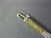ANTIQUE 1.15CT DIAMOND 14KT WHITE & YELLOW GOLD 3D FILIGREE FUN BRACELET #22381