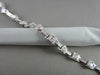 ANTIQUE 14KT WIDE 1.04CTW DIAMOND FILIGREE SQUARE & ROUND BRACELET