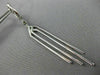 ESTATE .55CT DIAMOND 14KT WHITE GOLD 3D ETOILE ELONGATED HUGGIE HANGING EARRINGS