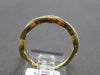 ESTATE .43CT DIAMOND 14KT YELLOW GOLD 3D ROUND CLASSIC INFINITY LOVE RING