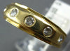 .30CT DIAMOND 14KT YELLOW GOLD 3D ETOILE 6 STONE MATTE & SHINY ANNIVERSARY RING