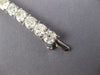 ESTATE EXTRA LARGE 22.46CT DIAMOND 14KT WHITE GOLD CLASSIC ROUND TENNIS BRACELET