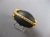 ESTATE .30CT DIAMOND & AAA RUBY & BLACK ONYX 18K YELLOW GOLD 3D ITALIAN FUN RING