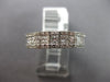 WIDE 3.50CT DIAMOND 18KT WHITE GOLD PRINCESS & ROUND ETERNITY ANNIVERSARY RING
