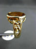 ESTATE 5.0CT AAA EXTRA FACET CITRINE 14KT YELLOW GOLD 3D SOLITAIRE FUN RING