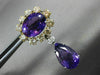 ANTIQUE EXTRA LARGE 38.51CT MULTI GEM 18KT YELLOW GOLD & PLATINUM 3D BROOCH PIN
