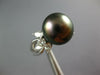 LARGE .75CT DIAMOND & AAA TAHITIAN PEARL PLATINUM ROUND & PEAR SHAPE LOVE RING