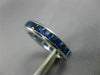 ANTIQUE .60CT DIAMOND 18K WHITE GOLD 3D FILIGREE ETERNITY ANNIVERSARY RING #6061