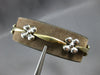 ESTATE 14KT 2 TONE GOLD 3D CLASSIC MULTI FLOWER BY THE YARD LOVE BRACELET #27943