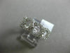 ESTATE .75CT DIAMOND 14K WHITE GOLD OPEN CIRCLE OF LIFE WEDDING ANNIVERSARY RING