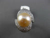ESTATE MASSIVE 2.46CT DIAMOND 18KT WHITE GOLD SOUTH SEA PEARL INFINITY LOVE RING