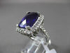 ESTATE 6.22CTW DIAMOND & AAA AMETHYST 14KT WHITE GOLD FILIGREE ENGAGEMENT RING