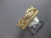 1.03CT DIAMOND 14KT YELLOW GOLD 3D CLASSIC CRISS CROSS INFINITY ANNIVERSARY RING