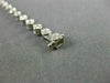ESTATE .68CT ROUND DIAMOND 14KT WHITE GOLD FILIGREE ROUND TENNIS BRACELET #21156