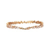 6.23CT DIAMOND 18KT ROSE GOLD 3D TAPERED BAGUETTE FLEXIBLE CUFF BANGLE BRACELET