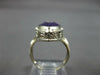 ANTIQUE LARGE 8.03CT OLD MINE DIAMOND & AMETHYST 14KT WHITE GOLD MARQUISE RING
