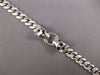 .82CT DIAMOND AAA SAPPHIRE & BLACK ENAMEL 14KT WHITE GOLD PANTHER CUBAN BRACELET