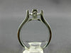 ESTATE .30CT DIAMOND 14KT WHITE GOLD 3D ROUND SEMI MOUNT ENGAGEMENT RING 19868
