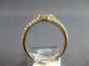 ESTATE .98CT DIAMOND 14KT YELLOW GOLD 3D MULTI ROW PAVE OVAL FUN RING