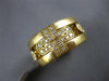 ESTATE WIDE PARENTESI BULGARI 1.0CT DIAMOND 18K YELLOW GOLD ETERNITY LOVE RING
