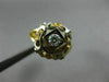 ANTIQUE .20CT DIAMOND 18KT WHITE & YELLOW GOLD HANDCRAFTED WOVEN SOLITAIRE RING